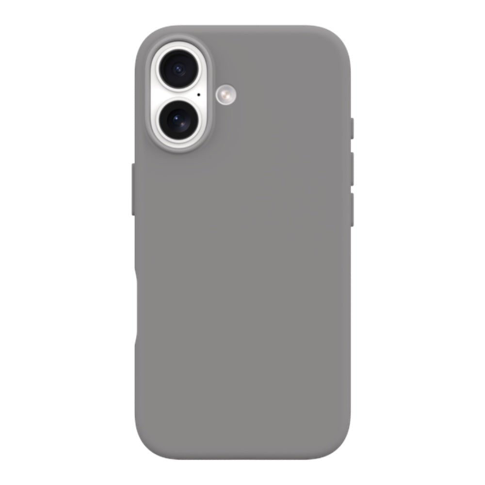 Estuche devia skin iphone 16 nature series silicone magnetic case color gris oscuro - TOP MOVIL