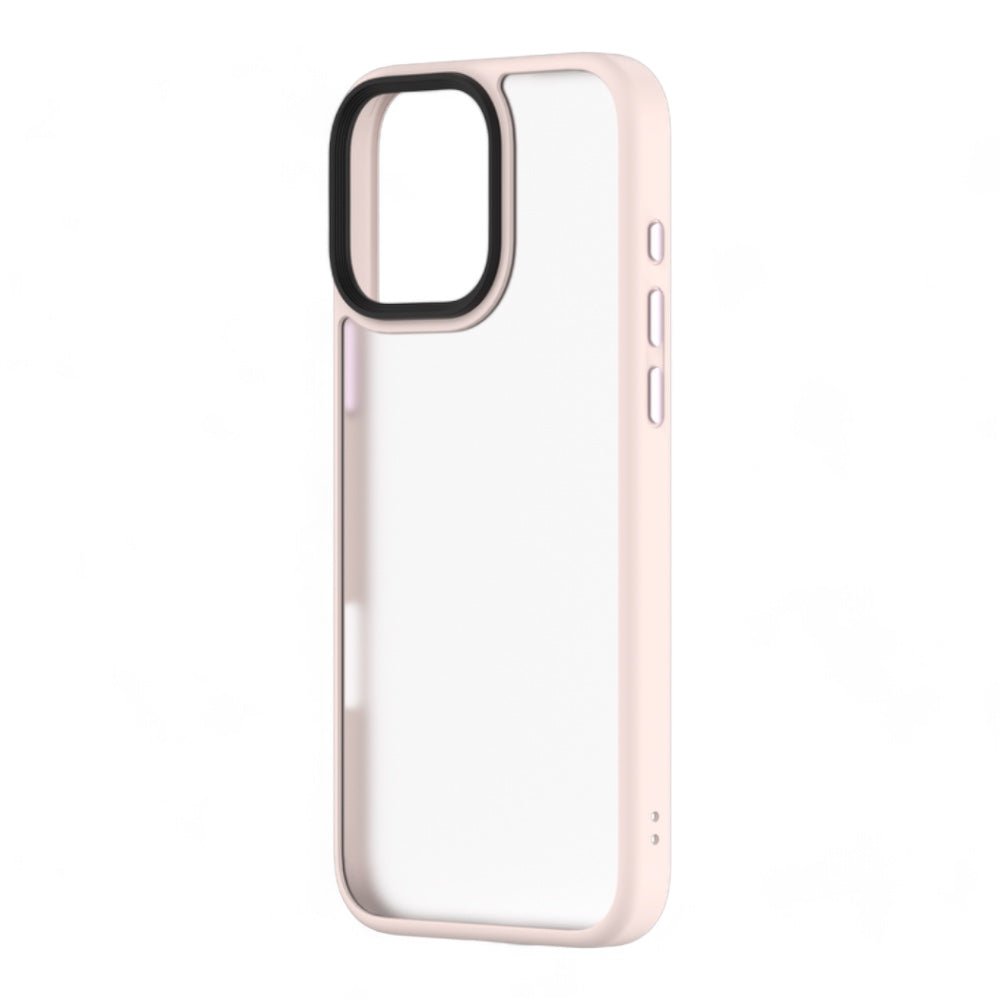 Estuche devia skin iphone 16 pino series shockproof case color fucsia - TOP MOVIL