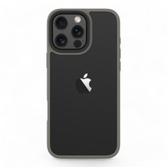 Estuche devia skin iphone 16 pino series shockproof case color gris oscuro - TOP MOVIL