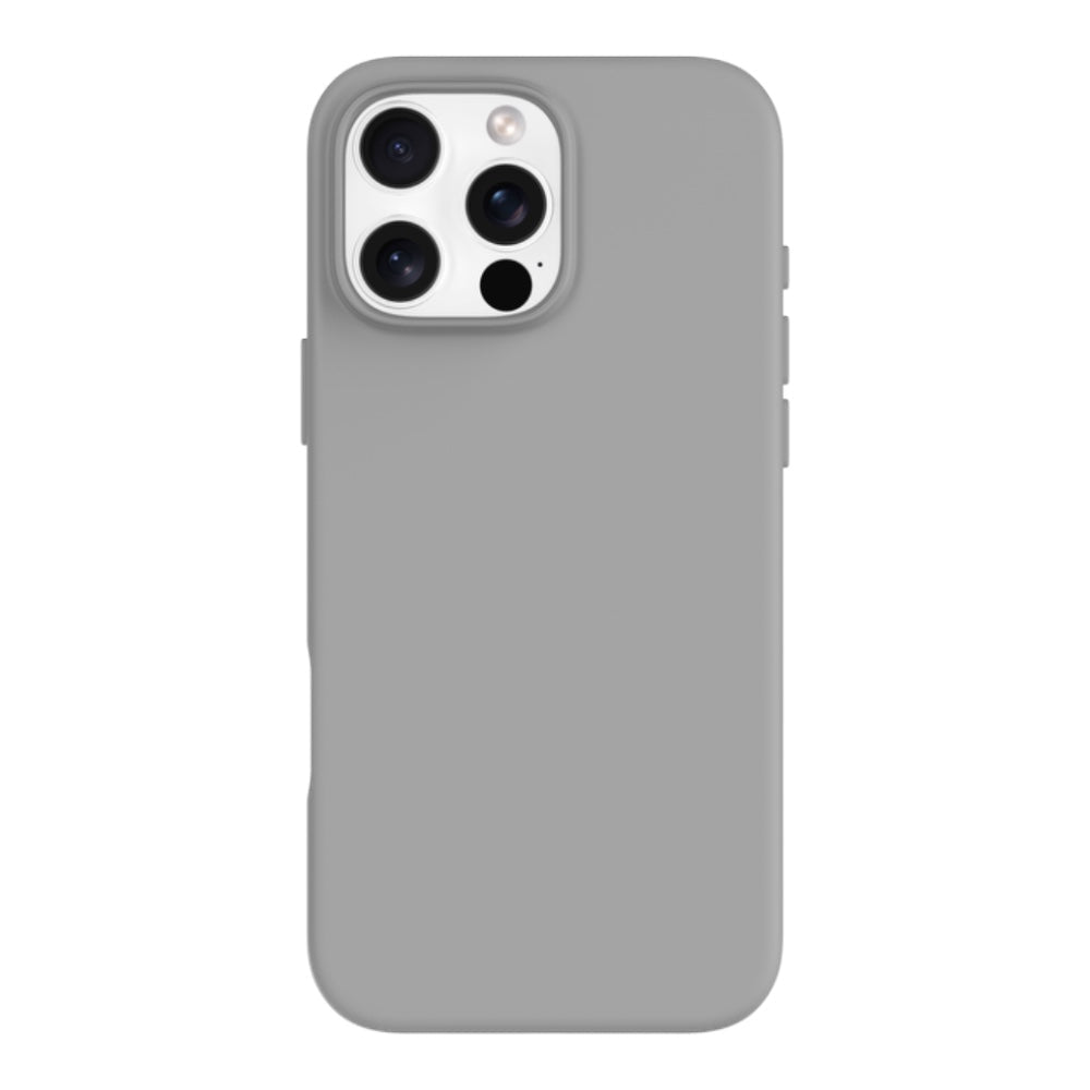 Estuche devia skin iphone 16 pro max nature series silicone magnetic case color gris oscuro - TOP MOVIL