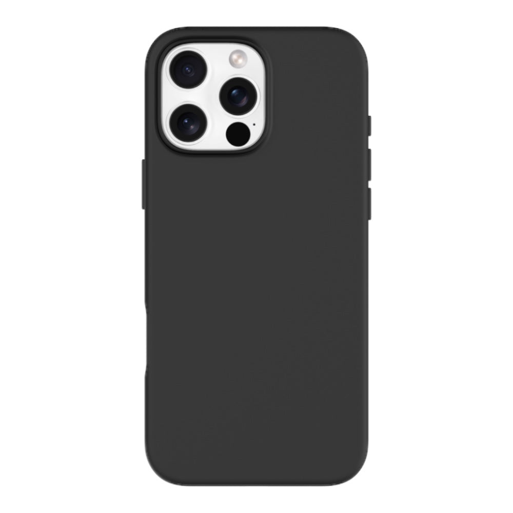 Estuche devia skin iphone 16 pro max nature series silicone magnetic case color negro - TOP MOVIL