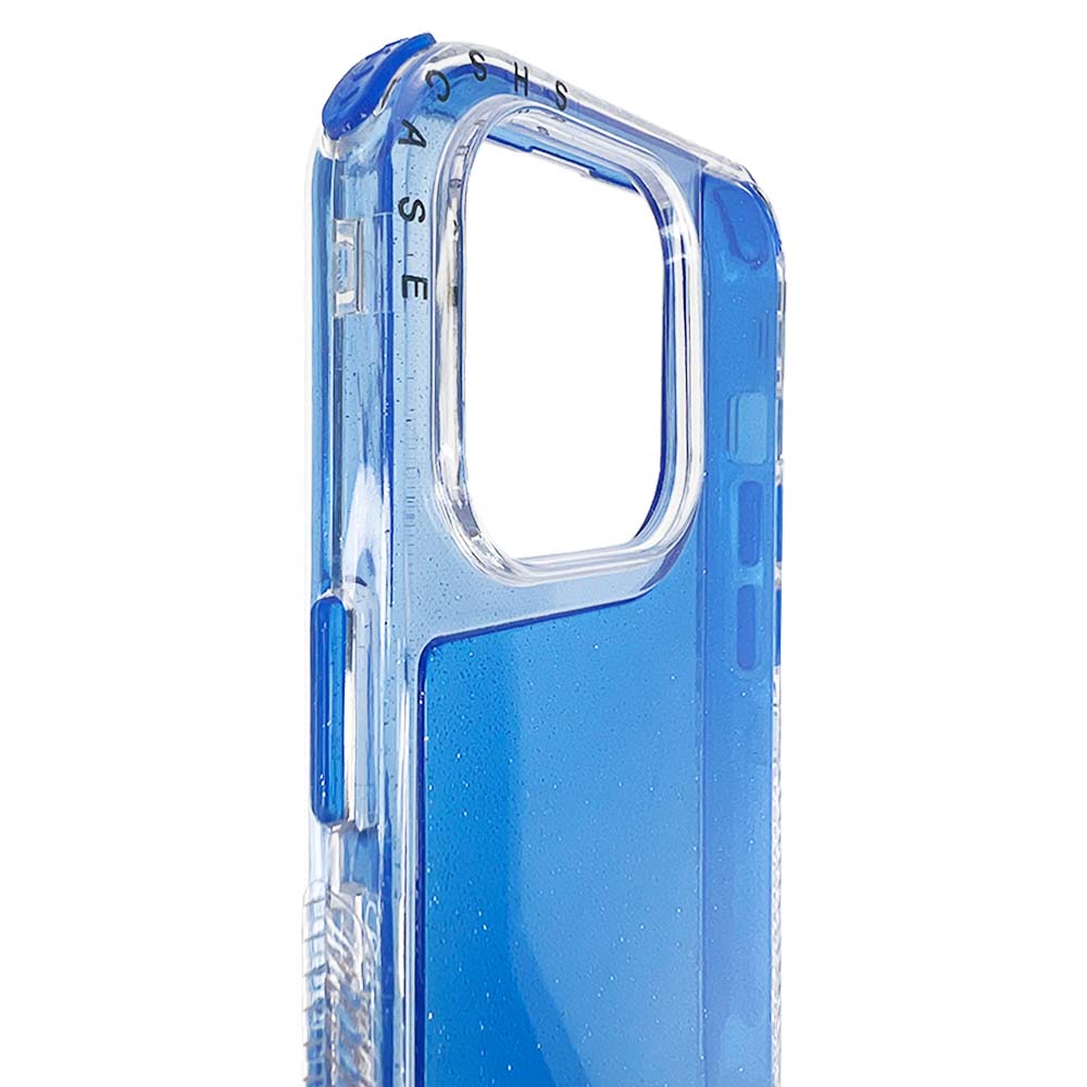 Estuche El Rey Glitter Iphone 14 Defender Color Azul - TOP MOVIL