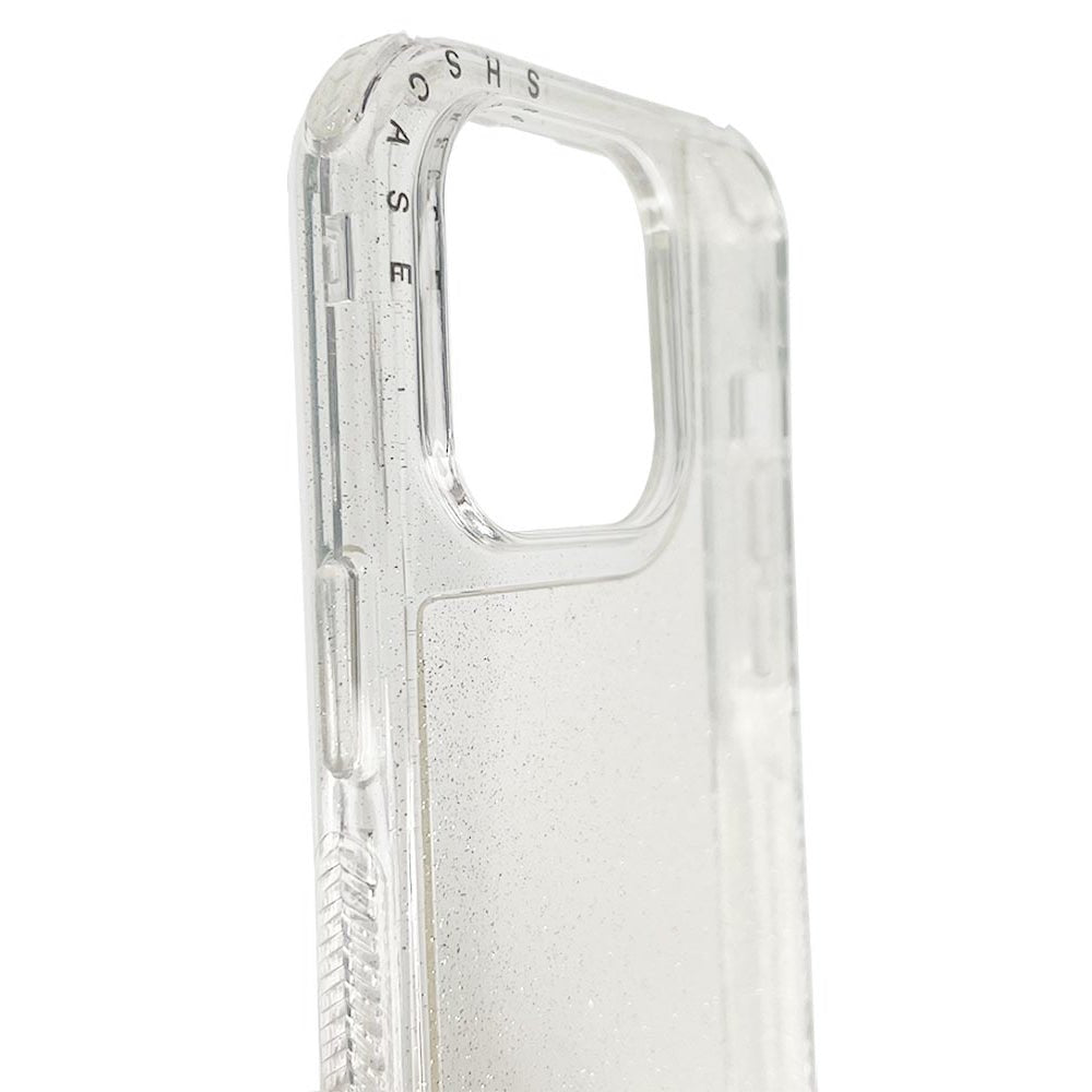 Estuche el rey glitter iphone 14 pro defender color transparente - TOP MOVIL