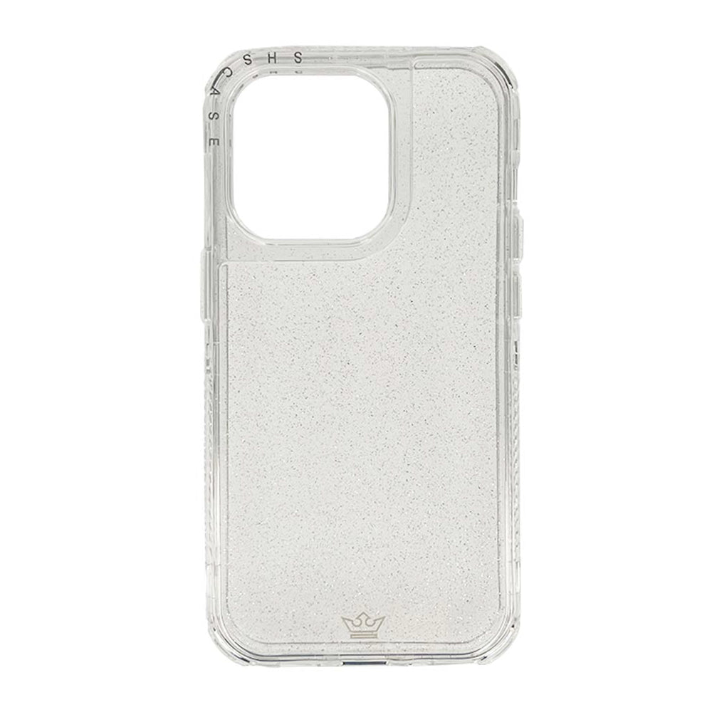 Estuche el rey glitter iphone 14 pro defender color transparente - TOP MOVIL