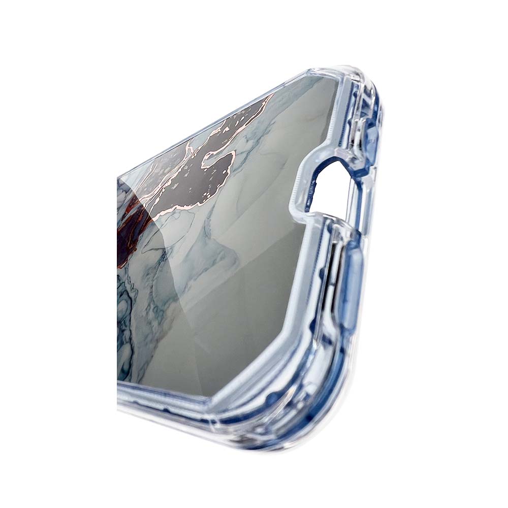 Estuche El Rey Marble Iphone 13 Pro Max Defender Color Azul - TOP MOVIL (B2C)