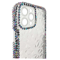 Estuche el rey marco iphone 13 pro max diamantes color transparente - TOP MOVIL