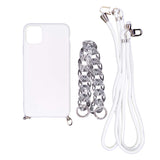Estuche el rey strap iphone 11 strap de mano + strap hombro color blanco - TOP MOVIL