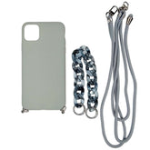 Estuche El Rey Strap Iphone 14 Pro Max Strap De Mano + Strap Hombro Color Gris - TOP MOVIL