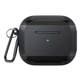 Estuche generico skin airpods 4 defense color negro - TOP MOVIL