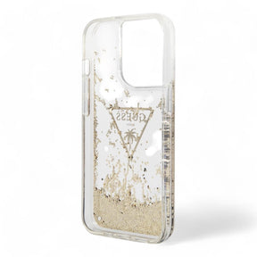 Estuche Guess Hc Liq. Glitter Triangle Transparent Iphone 15 Pro Max Color Transparente - TOP MOVIL (B2C)