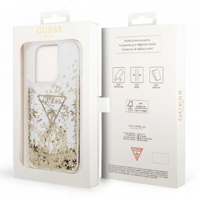 Estuche Guess Hc Liq. Glitter Triangle Transparent Iphone 15 Pro Max Color Transparente - TOP MOVIL (B2C)