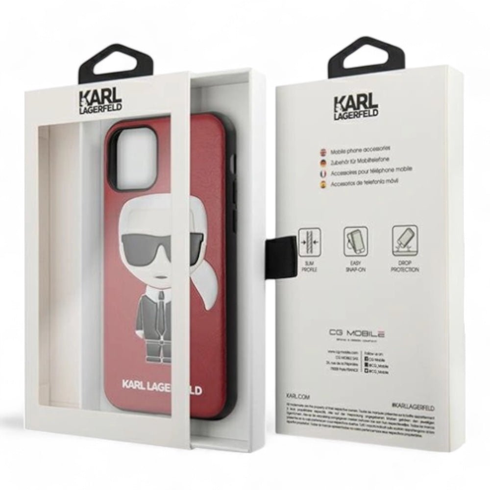 Estuche karl lagerfeld hard case w/ cardslot choupette red iphone 11 color red - TOP MOVIL