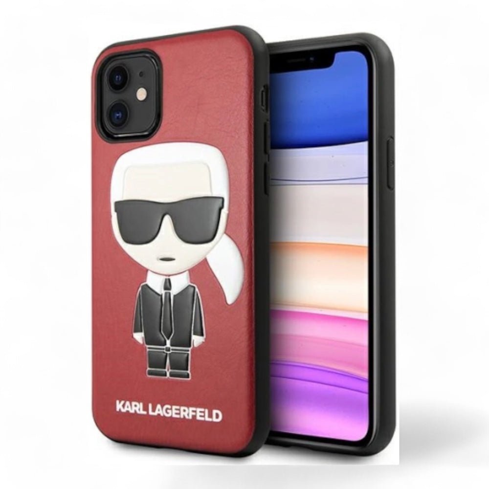 Estuche karl lagerfeld hard case w/ cardslot choupette red iphone 11 color red - TOP MOVIL