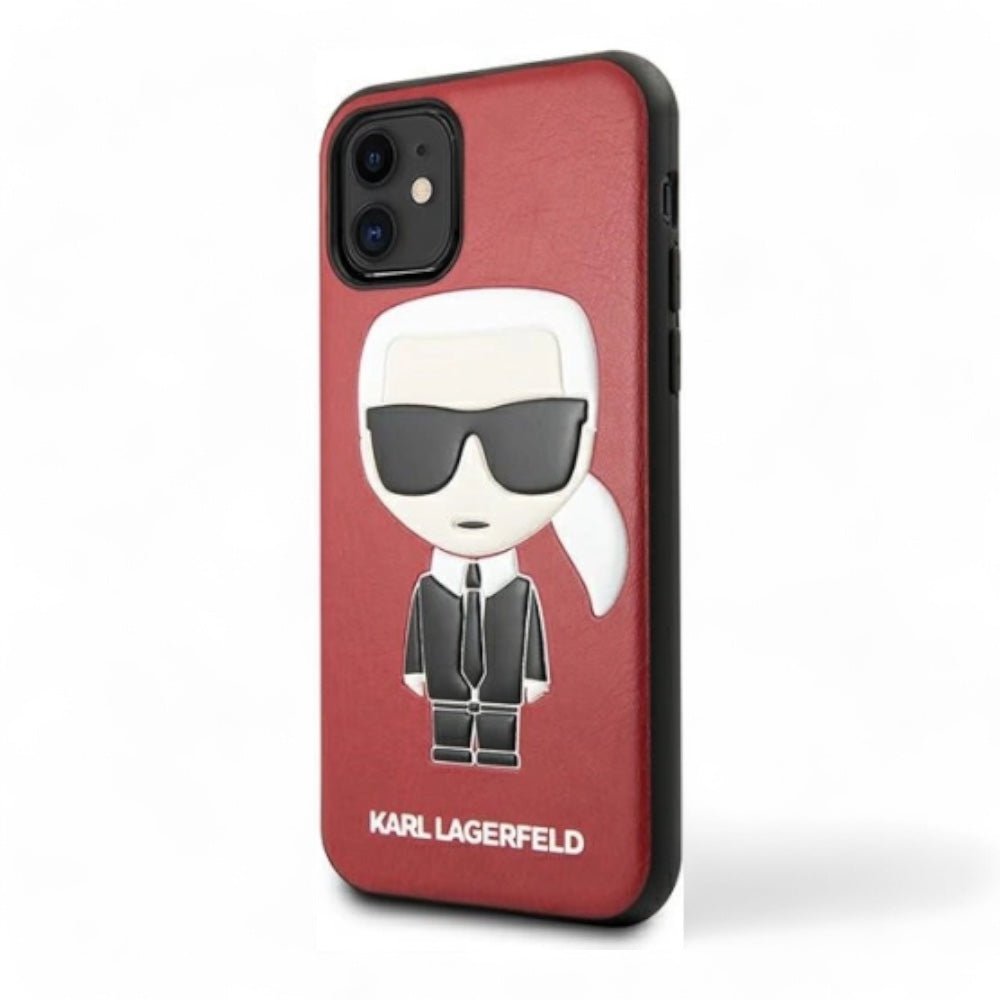 Estuche karl lagerfeld hard case w/ cardslot choupette red iphone 11 color red - TOP MOVIL
