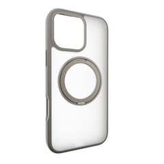 Estuche mageasy magstand iphone 16 pro magstand 360 m rotating ring protective case color plateado - TOP MOVIL