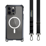 Estuche mageasy odyssey iphone 15 pro ultra m + strap metal color negro - TOP MOVIL