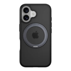 Estuche mageasy skin iphone 16 plus magstand 360 m rotating ring protective case for 2024 iphone 2 lenses large color negro - TOP MOVIL