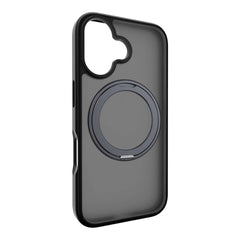 Estuche mageasy skin iphone 16 plus magstand 360 m rotating ring protective case for 2024 iphone 2 lenses large color negro - TOP MOVIL