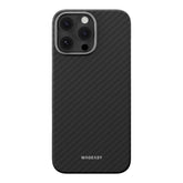 Estuche mageasy skin iphone 16 pro max kev m armaid fiber protective case for 2024 iphone 3 lenses large 1500d black color negro - TOP MOVIL