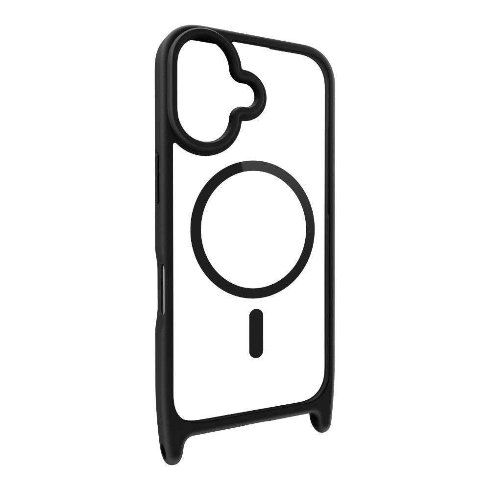 Estuche mageasy skin iphone 16 roam m shockproof protective case with lanyard for 2024 iphone 16 color negro - TOP MOVIL