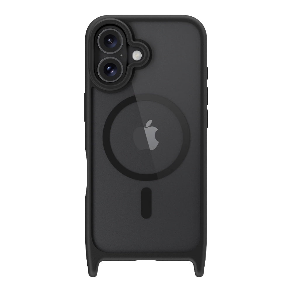 Estuche mageasy skin iphone 16 roam m shockproof protective case with lanyard for 2024 iphone 16 color negro - TOP MOVIL