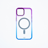 Estuche magsafe el rey degrade borde y magsafe apple iphone 13 pro max color morado / azul - TOP MOVIL