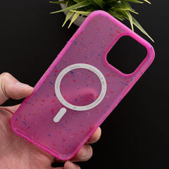 Estuche magsafe el rey magsafe core mata apple iphone 12 color rosado - TOP MOVIL