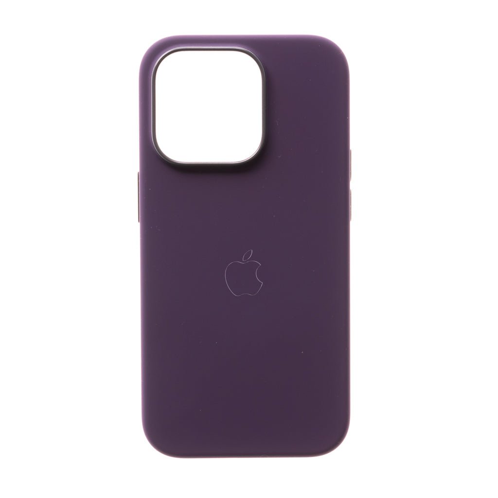 estuche magsafe el rey silicon case magsafe apple iphone 14 color morado - TOP MOVIL