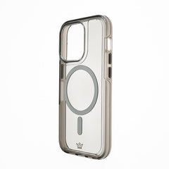 Estuche magsafe el rey symmetry con magsafe apple iphone 14 plus color gris / transparente - TOP MOVIL