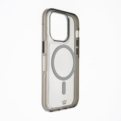 Estuche magsafe el rey symmetry con magsafe apple iphone 14 plus color gris / transparente - TOP MOVIL