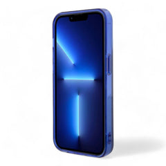 Estuche mercedes - benz magsafe iphone 15 pro pc/tpu blue double layer mafsafe compatible case star pattern color azul - TOP MOVIL