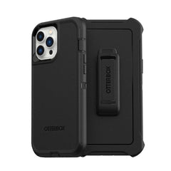 Estuche otterbox defender con clip color negro modelo iphone 15 pro max - TOP MOVIL