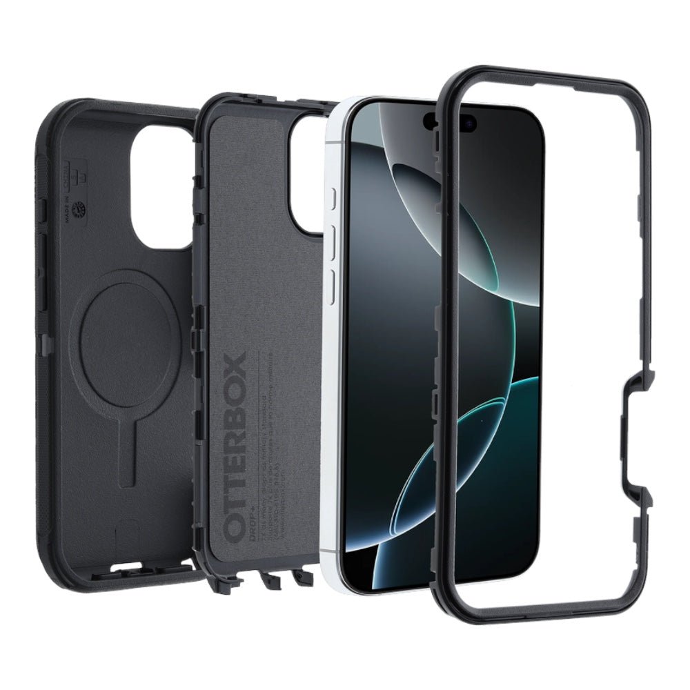 Estuche otterbox defender con magsafe y clip color corinto modelo iphone 15 pro max - TOP MOVIL