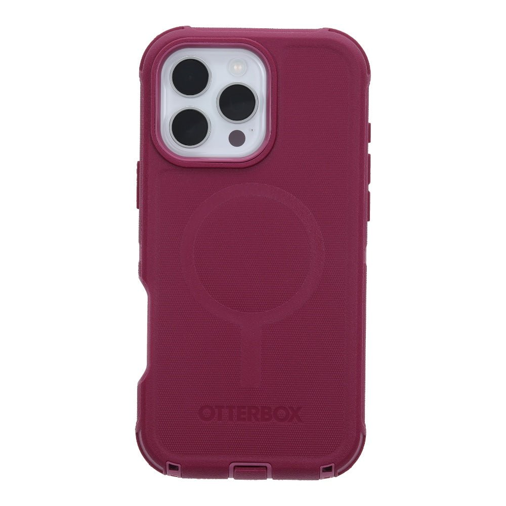 Estuche otterbox defender con magsafe y clip color corinto modelo iphone 16 pro max - TOP MOVIL