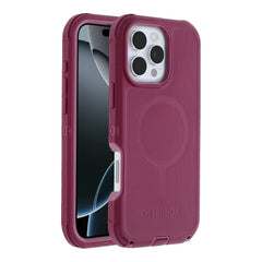 Estuche otterbox defender con magsafe y clip color corinto modelo iphone 16 pro max - TOP MOVIL