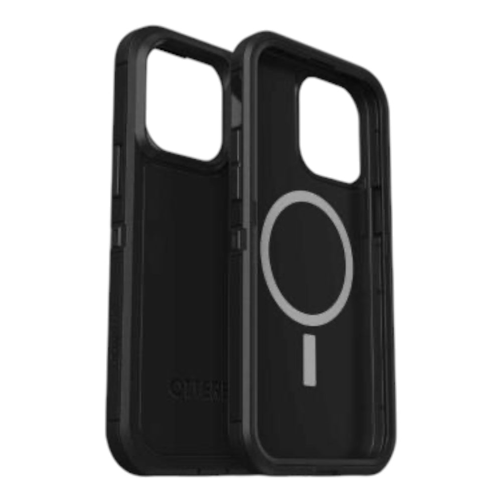 Estuche otterbox defender con magsafe y clip color negro modelo iphone 14 pro - TOP MOVIL