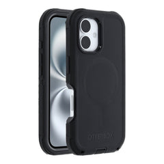 Estuche otterbox defender con magsafe y clip color negro modelo iphone 16 - TOP MOVIL