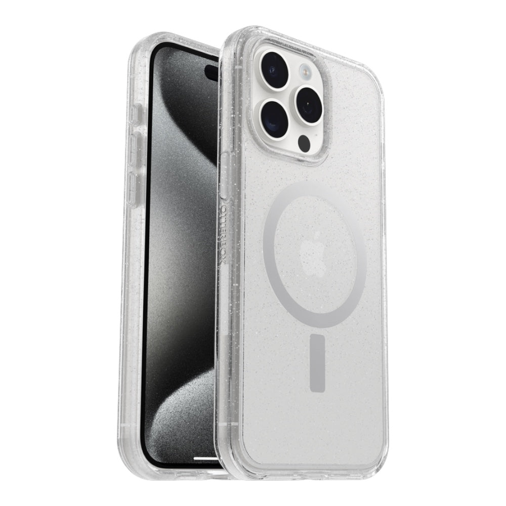 Estuche otterbox symmetry iphone 15 pro max magsafe color glitter color transparente - TOP MOVIL