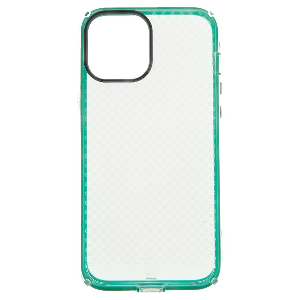 Estuche proteccion el rey anigma caidas de 2 10 mts apple iphone 12 pro max color turquesa / transparente - TOP MOVIL