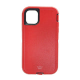 Estuche proteccion el rey defender apple iphone 11 pro color rojo - TOP MOVIL