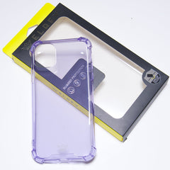 Estuche proteccion el rey hard case flexible reforzado apple iphone 11 pro color morado - TOP MOVIL