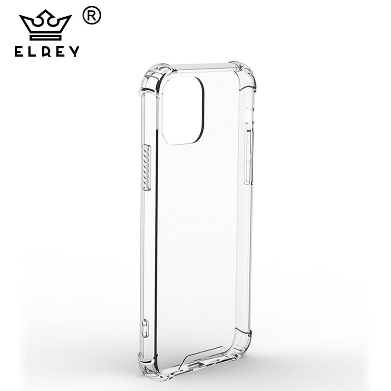 Estuche proteccion el rey hard case reforzado apple iphone 13 pro max color transparente - TOP MOVIL