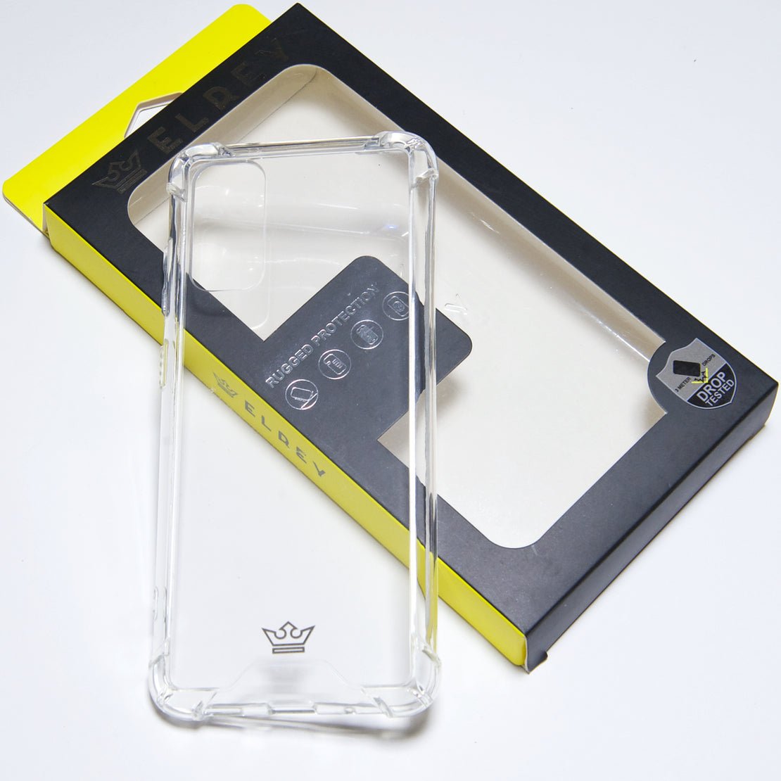 estuche proteccion el rey hard case reforzado samsung s20 color transparente - TOP MOVIL