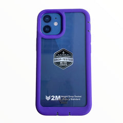 Estuche proteccion el rey warrior a prueba de impactos apple iphone 12 pro max color morado - TOP MOVIL