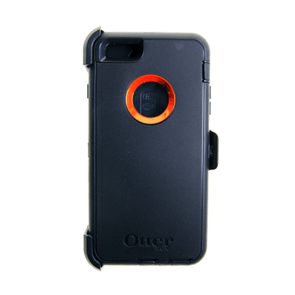 Estuche proteccion otterbox defender apple iphone 6 plus color negro / naranja - TOP MOVIL