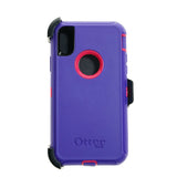 Estuche proteccion otterbox defender apple iphone xs max color morado / rosado - TOP MOVIL
