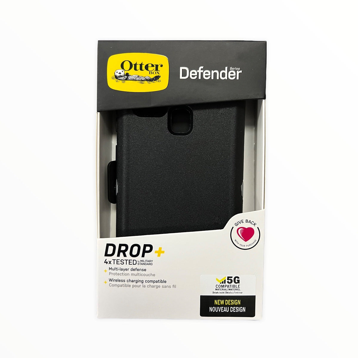 estuche proteccion otterbox defender samsung a21s color negro / gris - TOP MOVIL