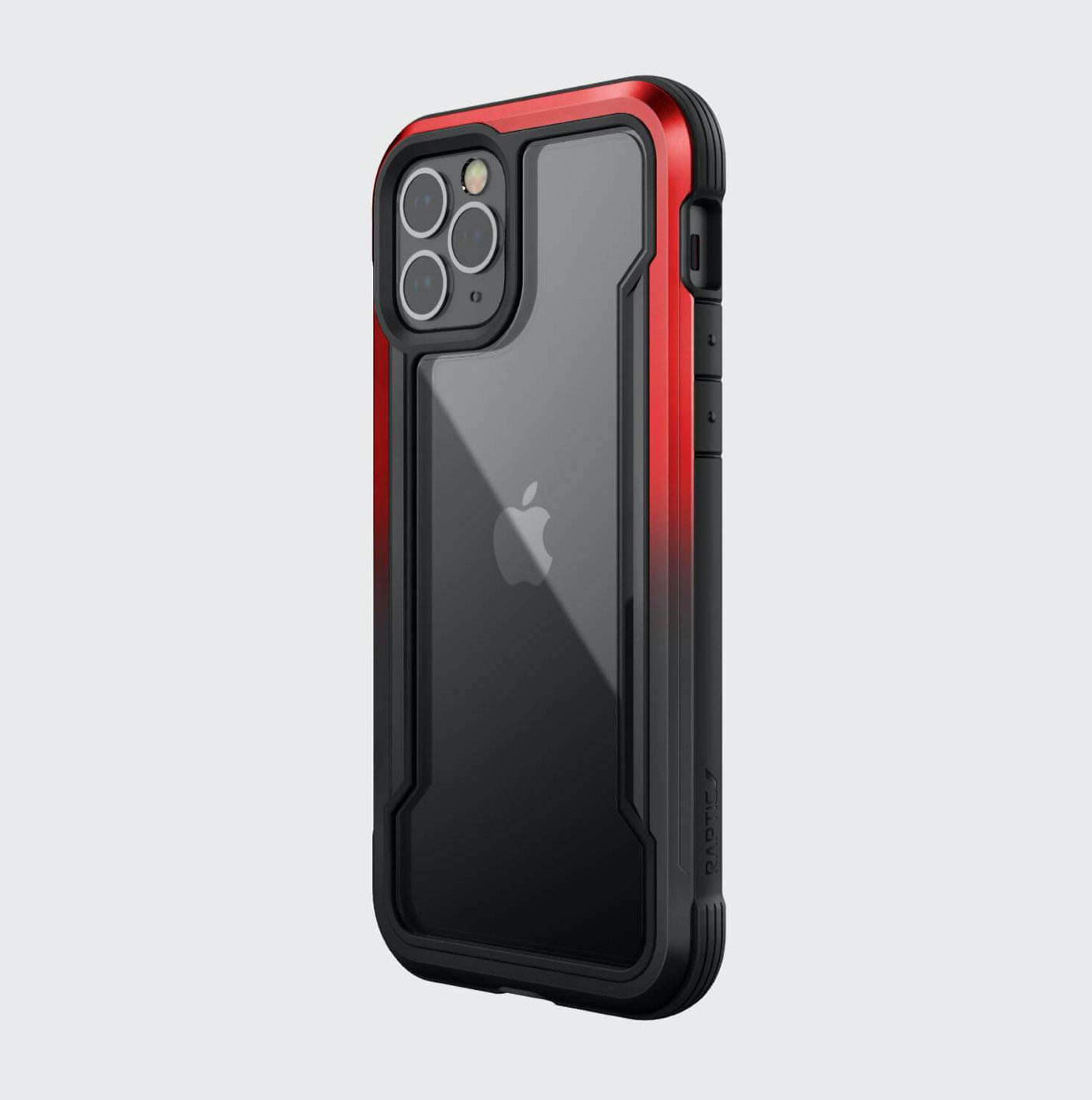 estuche proteccion xdoria raptic shield apple iphone 12 mini color rojo / negro - TOP MOVIL