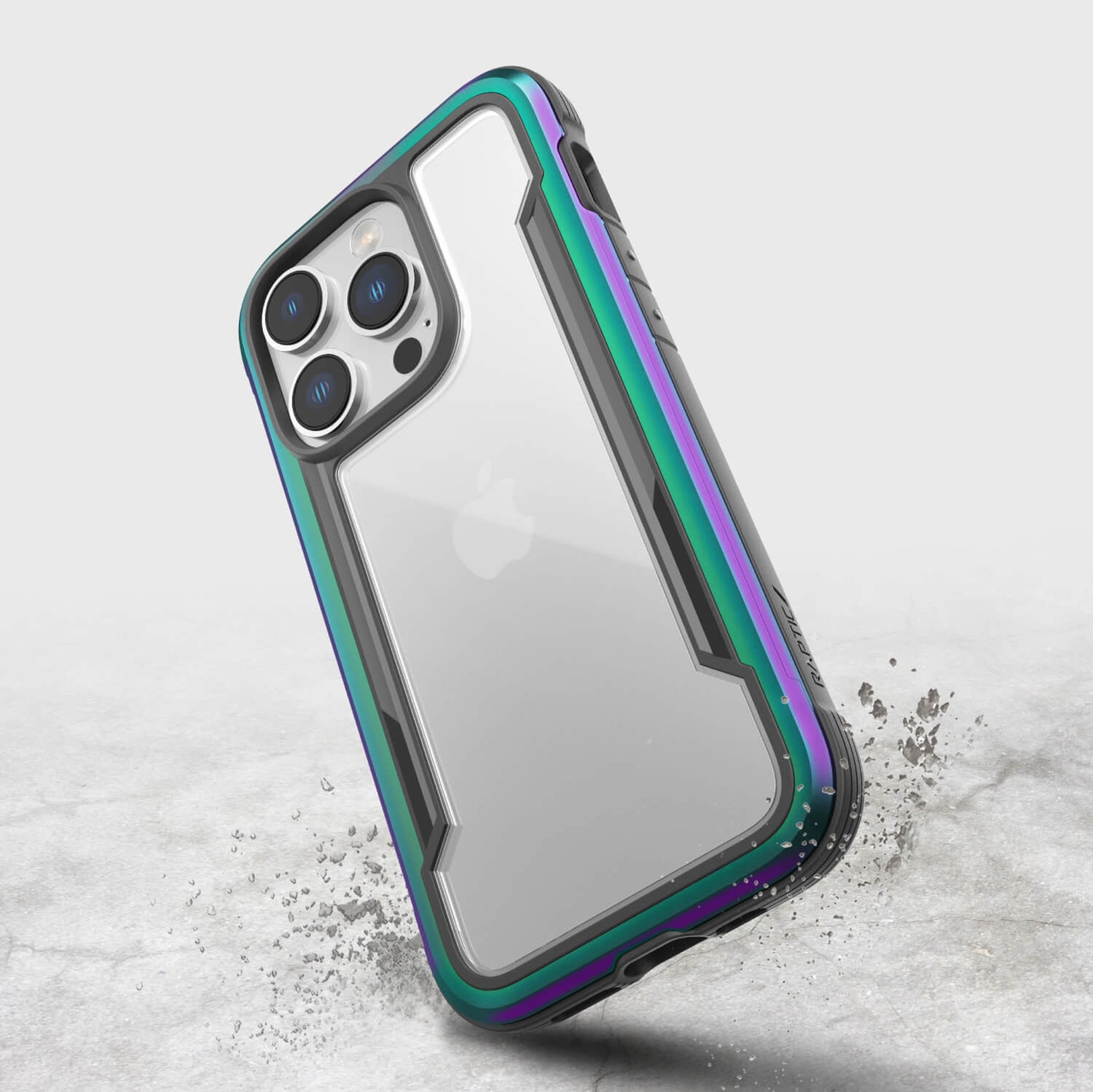 Estuche proteccion xdoria raptic shield apple iphone 14 pro color tornasol - TOP MOVIL