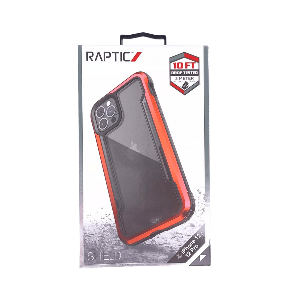Estuche proteccion xdoria raptic shield for apple iphone 12 , iphone 12 pro color rojo - TOP MOVIL